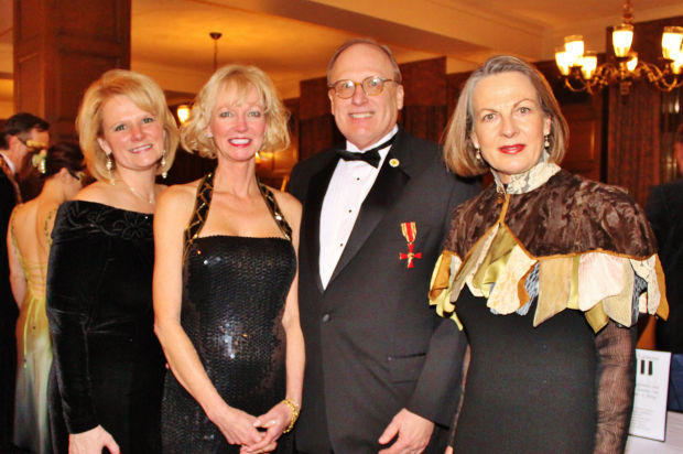 Nancy Plunk, Joan and Lansing Hecker, Ulrike Schlafly